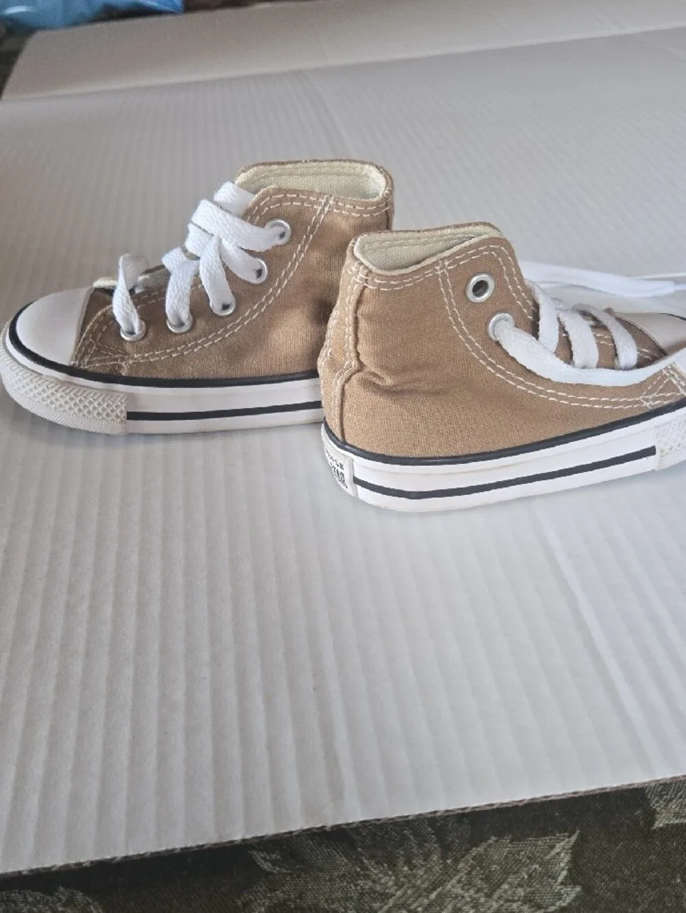 Converse Kids Tan High-Top Sneakers